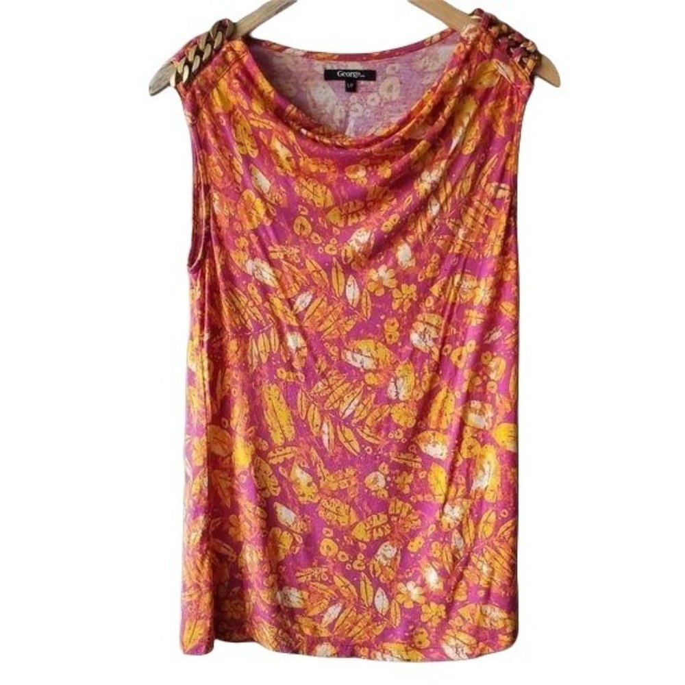 GEORGE | Splash Multicolour Sleeveless Blouse